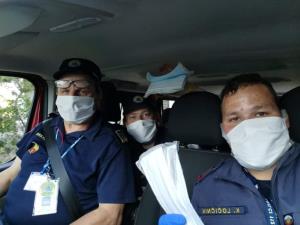 Gasilci raznasajo maske, foto arhiv PGD Mirna (1)